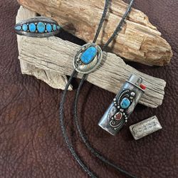 Vintage Bolo W/ Stone 