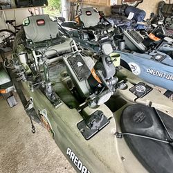 (2) Old Towne Predator PDLs With Trailer