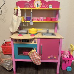 Pink Play Kitchen 