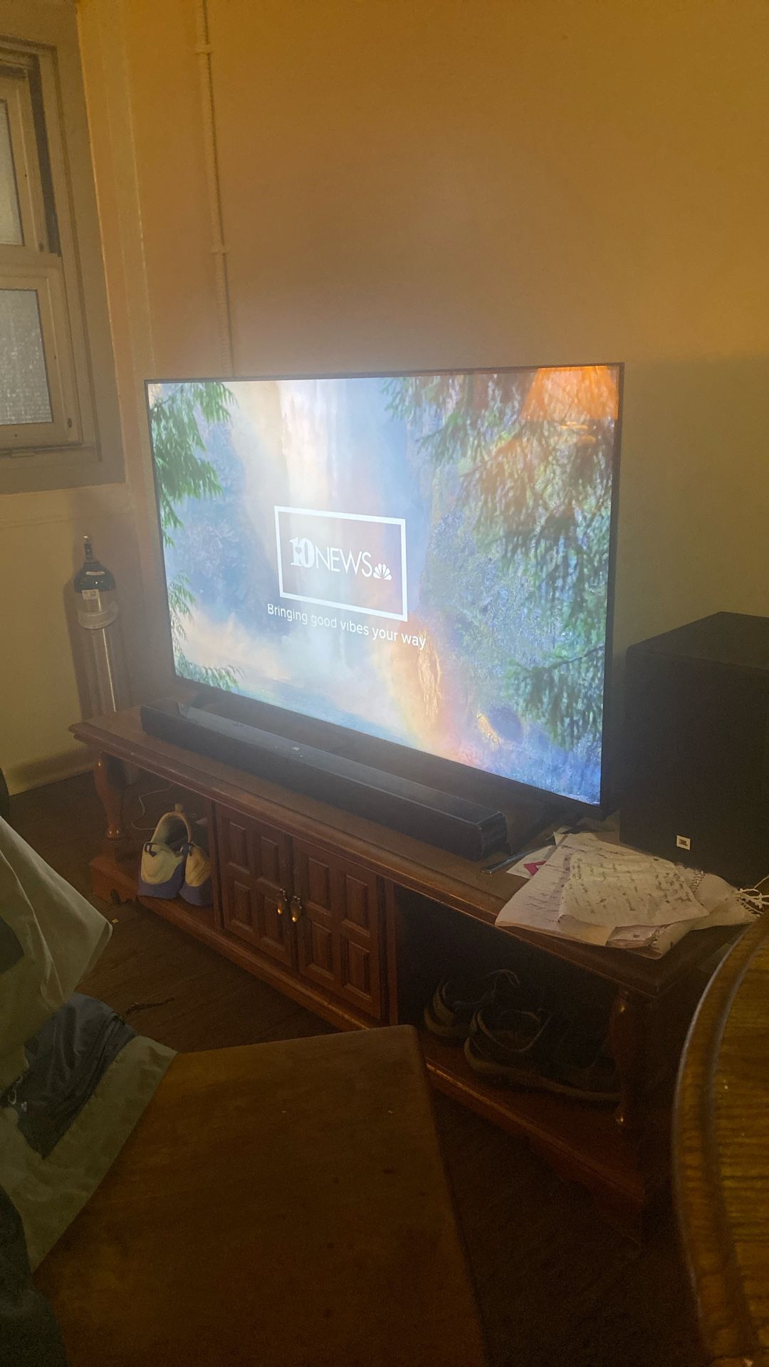 50” Insignia Ultra High Depth And A Jbl Bar And Subwoofer Surround Sound 