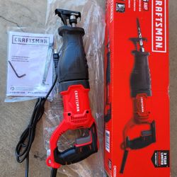 Craftsman (CORDED) 7.5amp Pivoting Reciprocating Saw CMES300...NEW_NUEVO $75 PRECIO FIJO_FIRM PRICE 