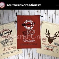 Christmas Gift bags LARGE Santa Sacks