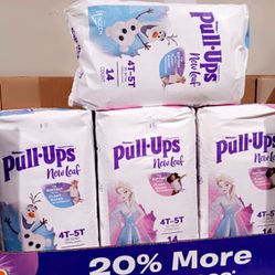 DIAPERS PAMPERS PULL UPS  $6