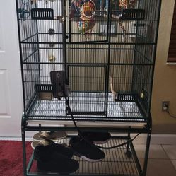 BIRD  CAGE 4' BY 3' With Warmer