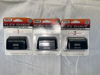 (3)Wahl Flex Shave Replacement Foil Head