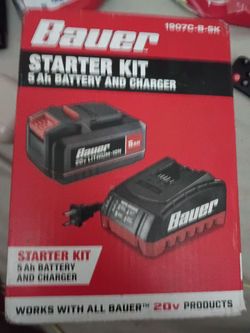 Baver starter kit 5Ah battery and charger