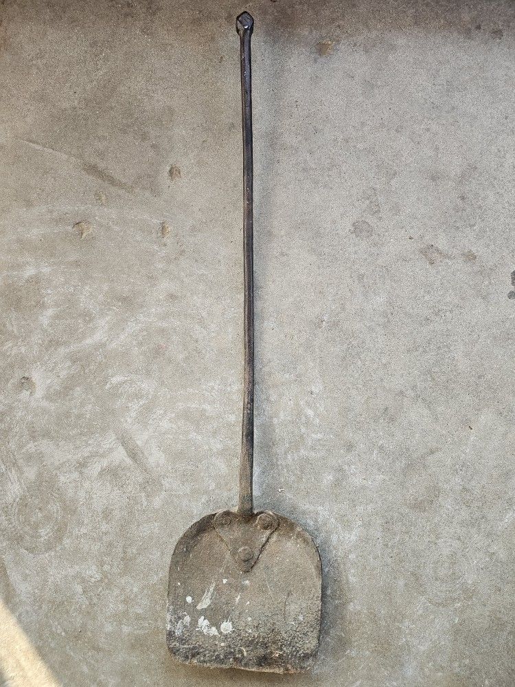 Antique Vintage Iron Forged Shovel