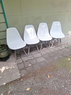 4 dining chairs.