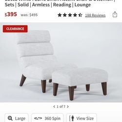 Accent Chair & Ottoman