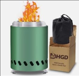 HGD 8.0 x 5.5 Inch Smokeless Firepit