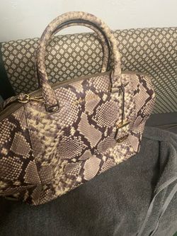 Michael Kors Snakeskin Print Purse Shoulder Bag