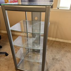 Glass Tv Stand/ shelving