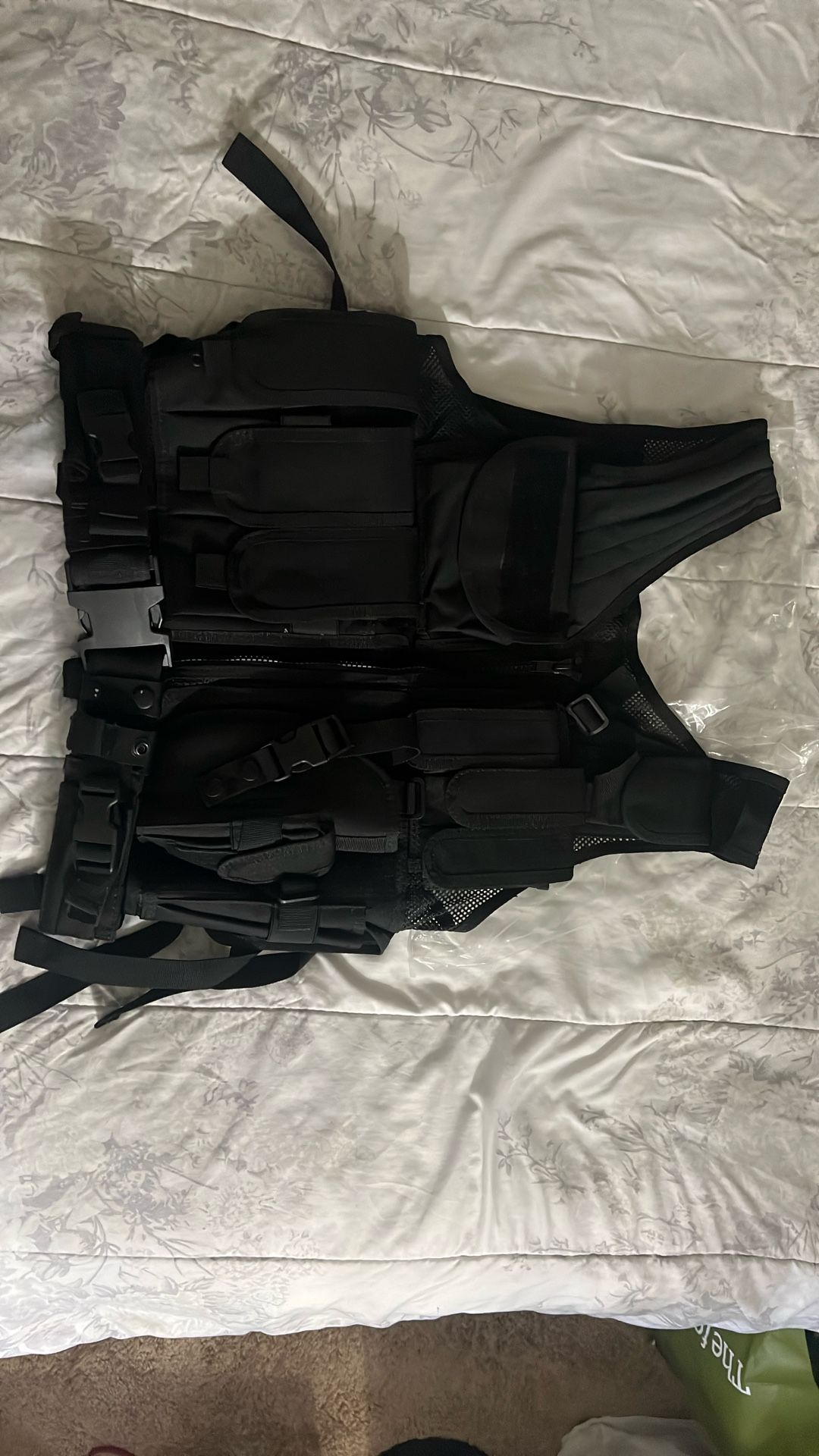Black Tactical Vest Brand New
