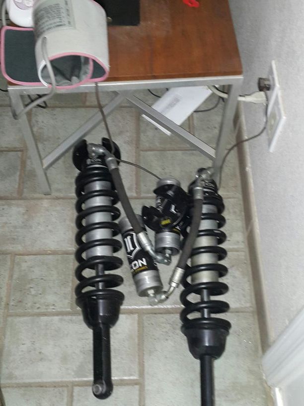 Icon Toyota Tacoma extended travel remote reservoir shocks