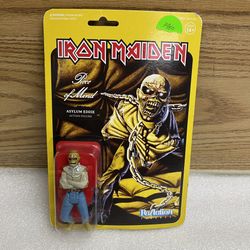 IRON MAIDEN Piece Of Mind Asylum Eddie ReAction Figure Limited Ed. Heavy Metal