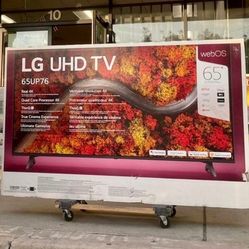 65" LG 4k Smart Tv