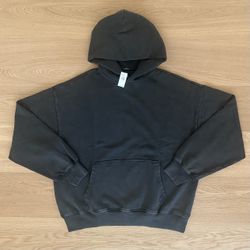 Black Heavyweight Oversized Hoodie Men’s Size Medium