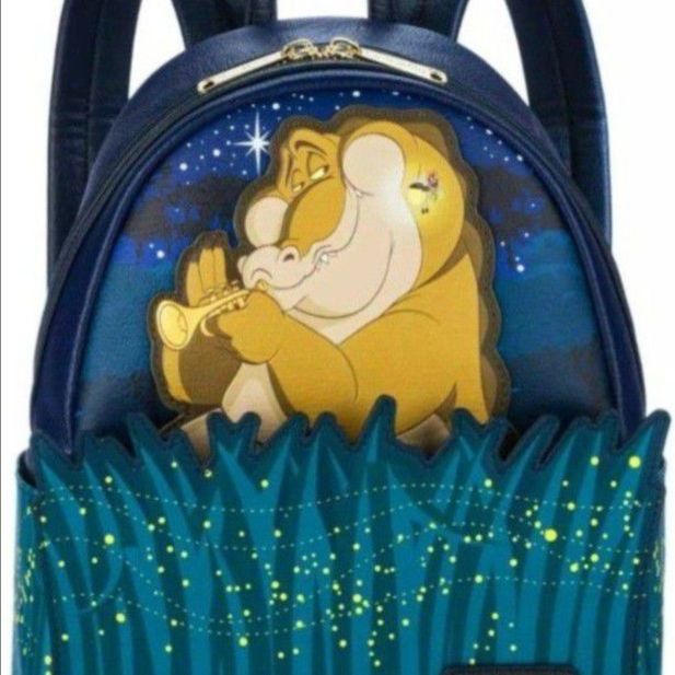 Loungefly Louise And Ray Glow In The Dark Backpack Princess And The Frog 100th Anniversary 