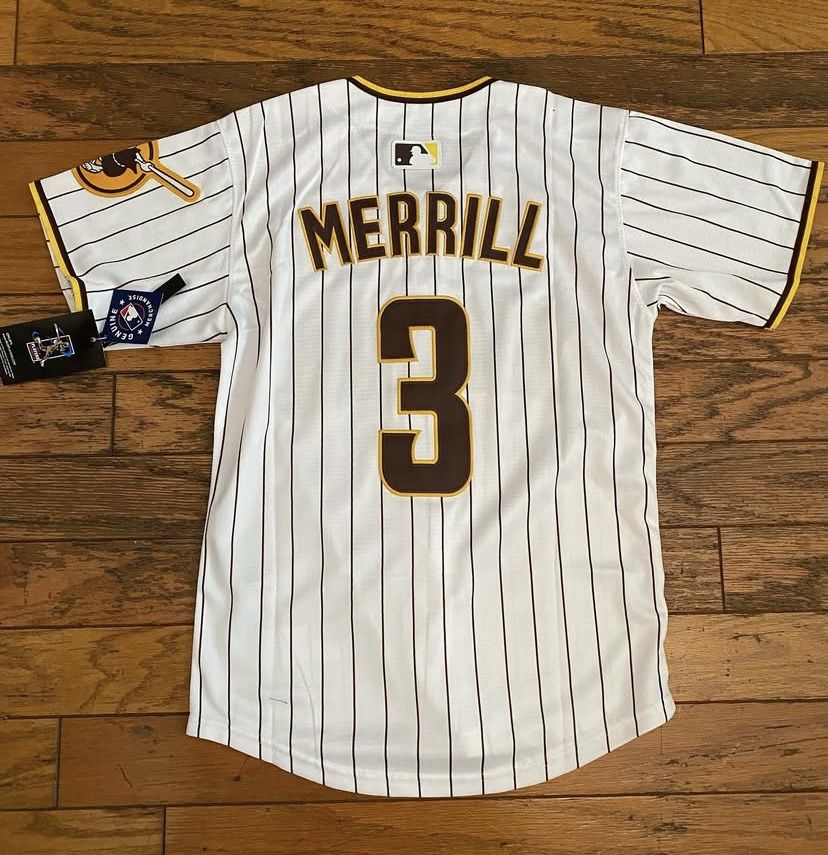 Padres Merrill White Pin Strip, Have Tatis Too