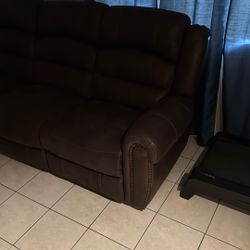 Almost New Reclining Couch 