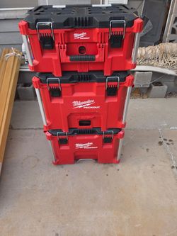 Milwaukee Packout Tool Box Stack Set