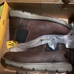 Carhartt MILLBROOK WATER RESISTANT ROMEO STEEL TOE WEDGE BOOTs