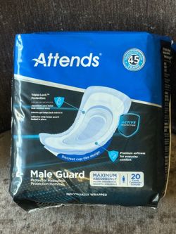 Attends Male Guard (20 count) NEW
