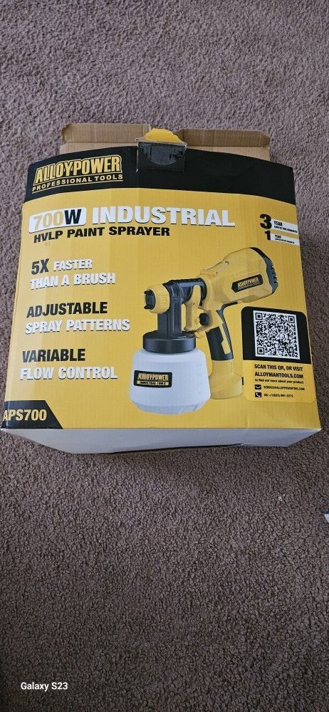 new Alloypower 700W HVLP Paint Sprayer