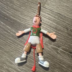 Vintage Doug's 1st Movie Quailman Figure Keychain McDonalds Happy Meal Toy #3 1999