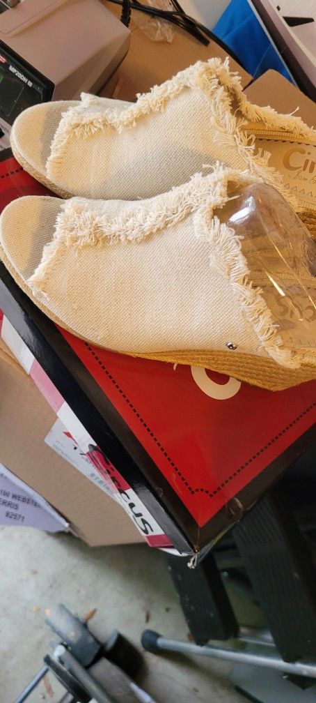 Circus by Sam Edelman Baker Womens 8.5 Platform Wedge Heels