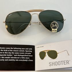 Ray-Ban RB3029 SHOOTER Aviator Sunglasses