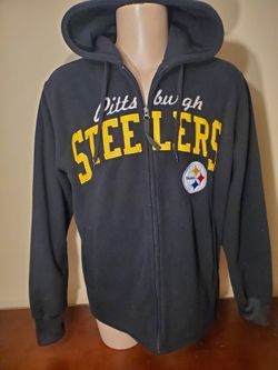 Men’s medium Pittsburgh Steelers fleece sweater full zip