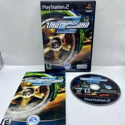 Need for Speed: Underground 2 (Sony PlayStation 2, 2004) CIB w Manual Authentic