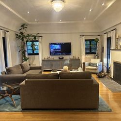 Room And Board YORK loveseat 