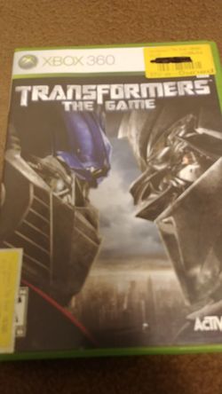 Xbox 360 Transformers The Game