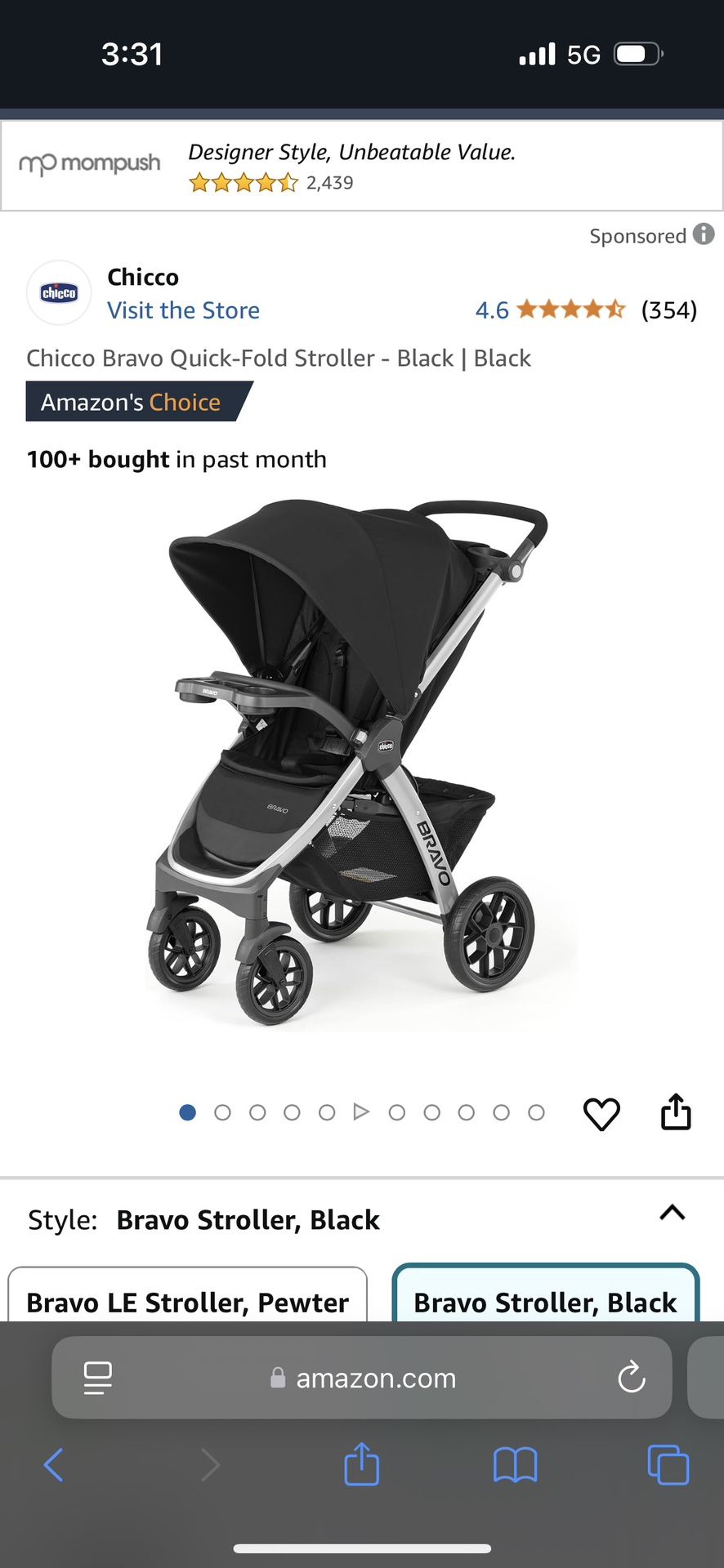 Chicco Bravo Stroller