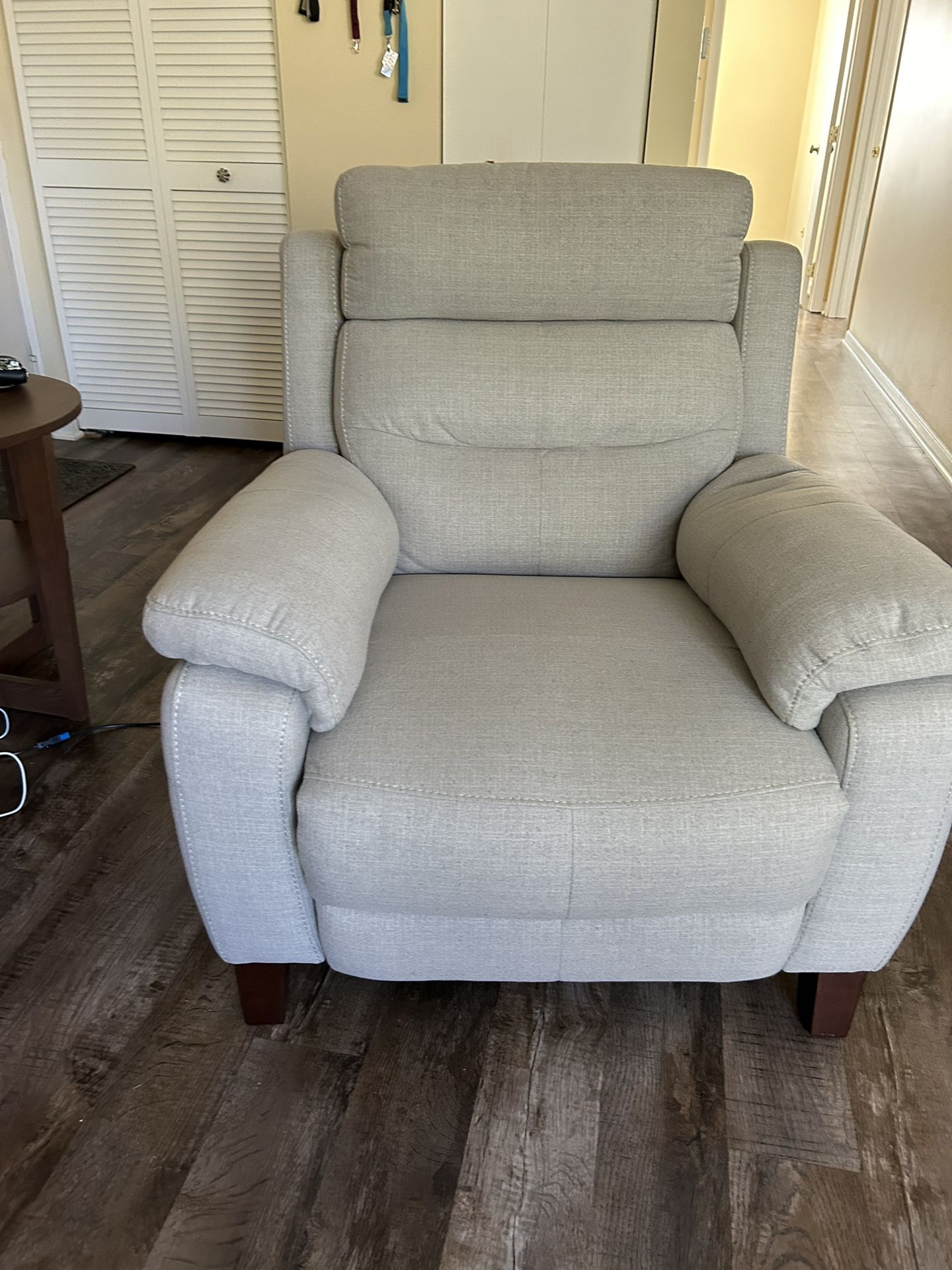 Gray Recliner 6 Months NEW