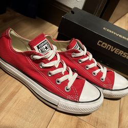 Red Unisex Converse All-Star Red
