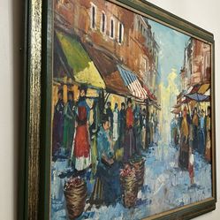 DeSimone Oil On Canvas City View