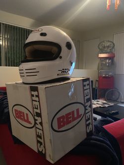 VINTAGE MOTORCYCLE HELMET