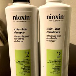 Nioxin Pro Clinical System 2 Shampoo & Conditioner Set – 300mL – New Sealed