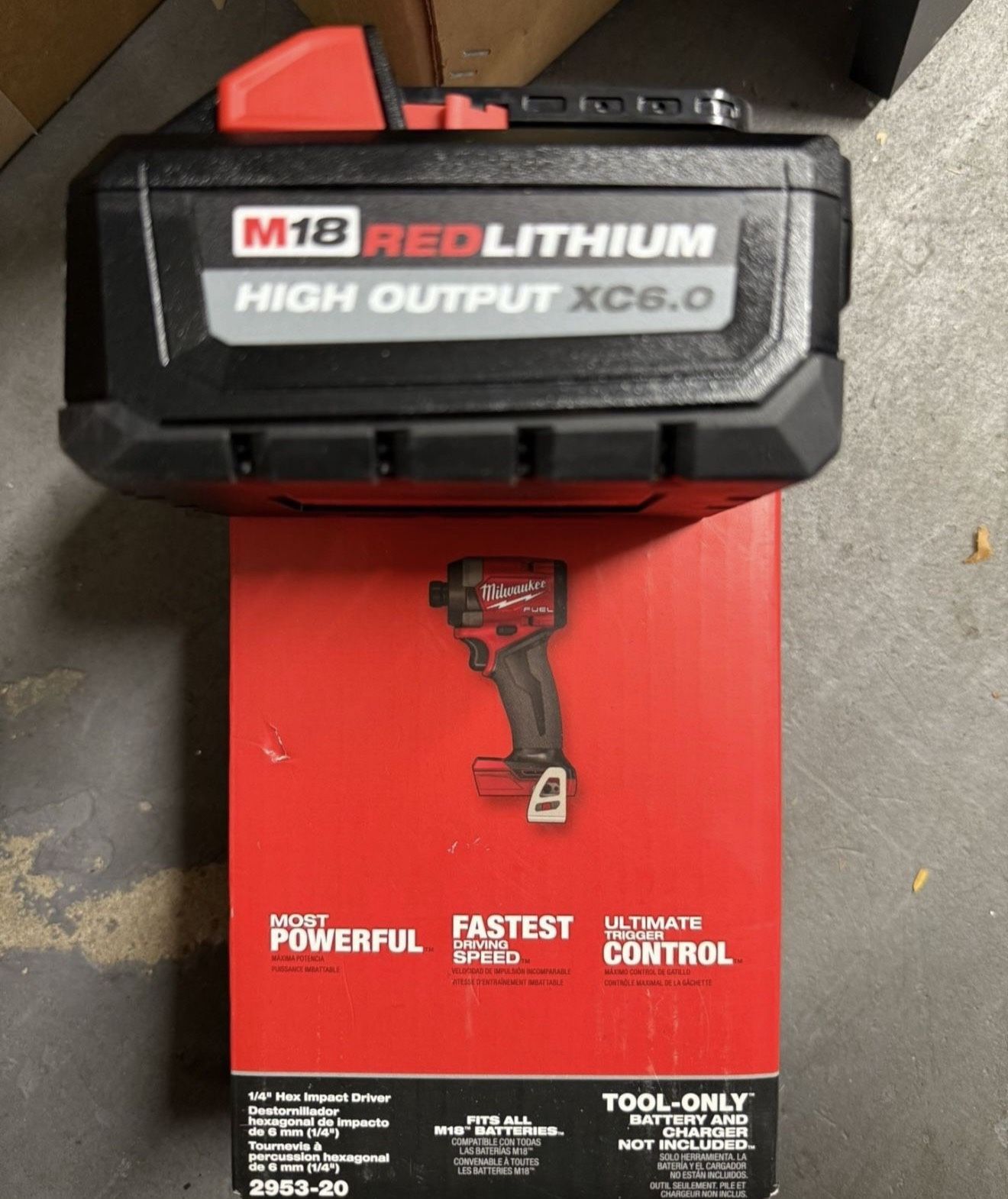 M18 Impact And 6.0 Battery