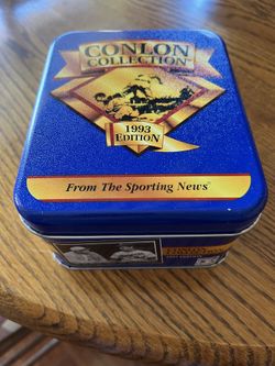 Baseball Old Timers Cards In Tin Container 