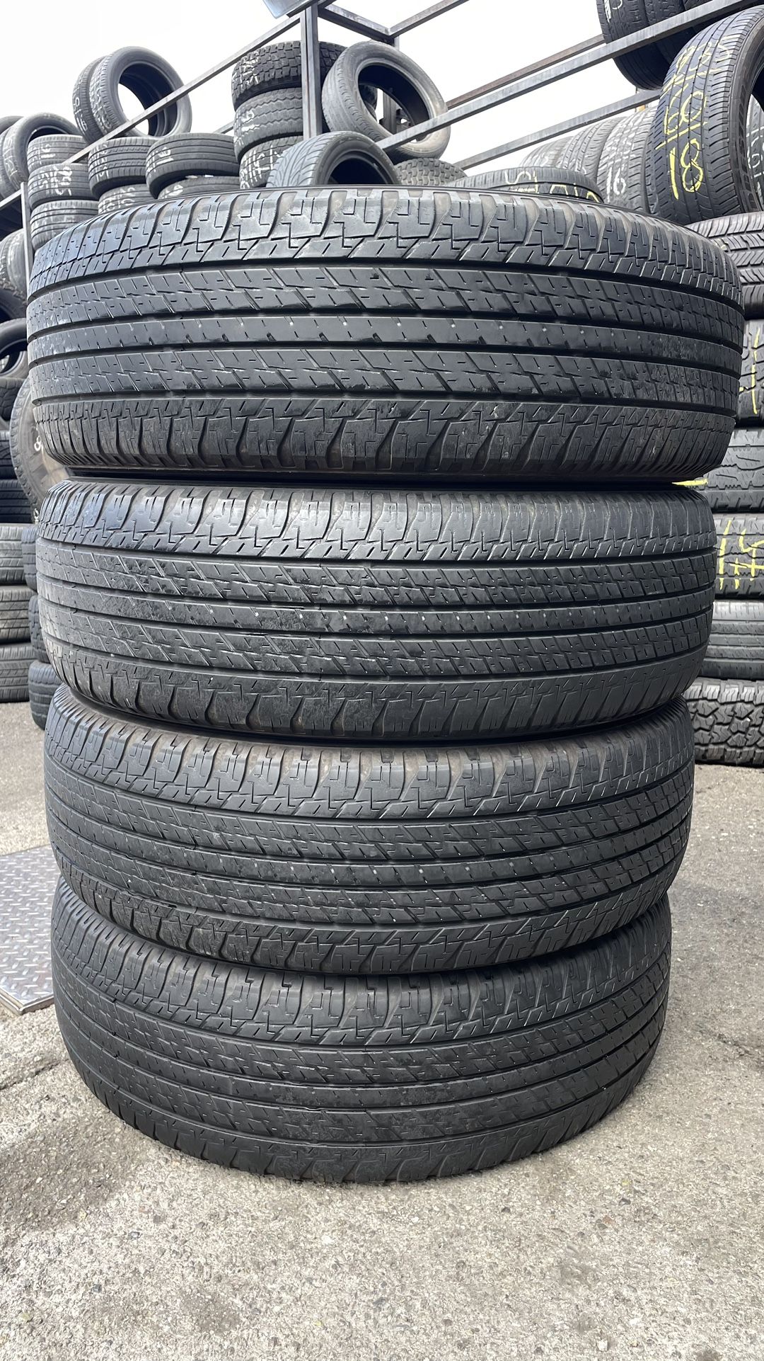 4USED TYRES YOKOHAMA.     245/60/20.     70% TREAD.      @$160, INSTALLED 