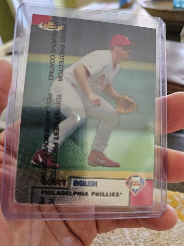 Scott Rolen '99 Topps Finest Baseball Card 