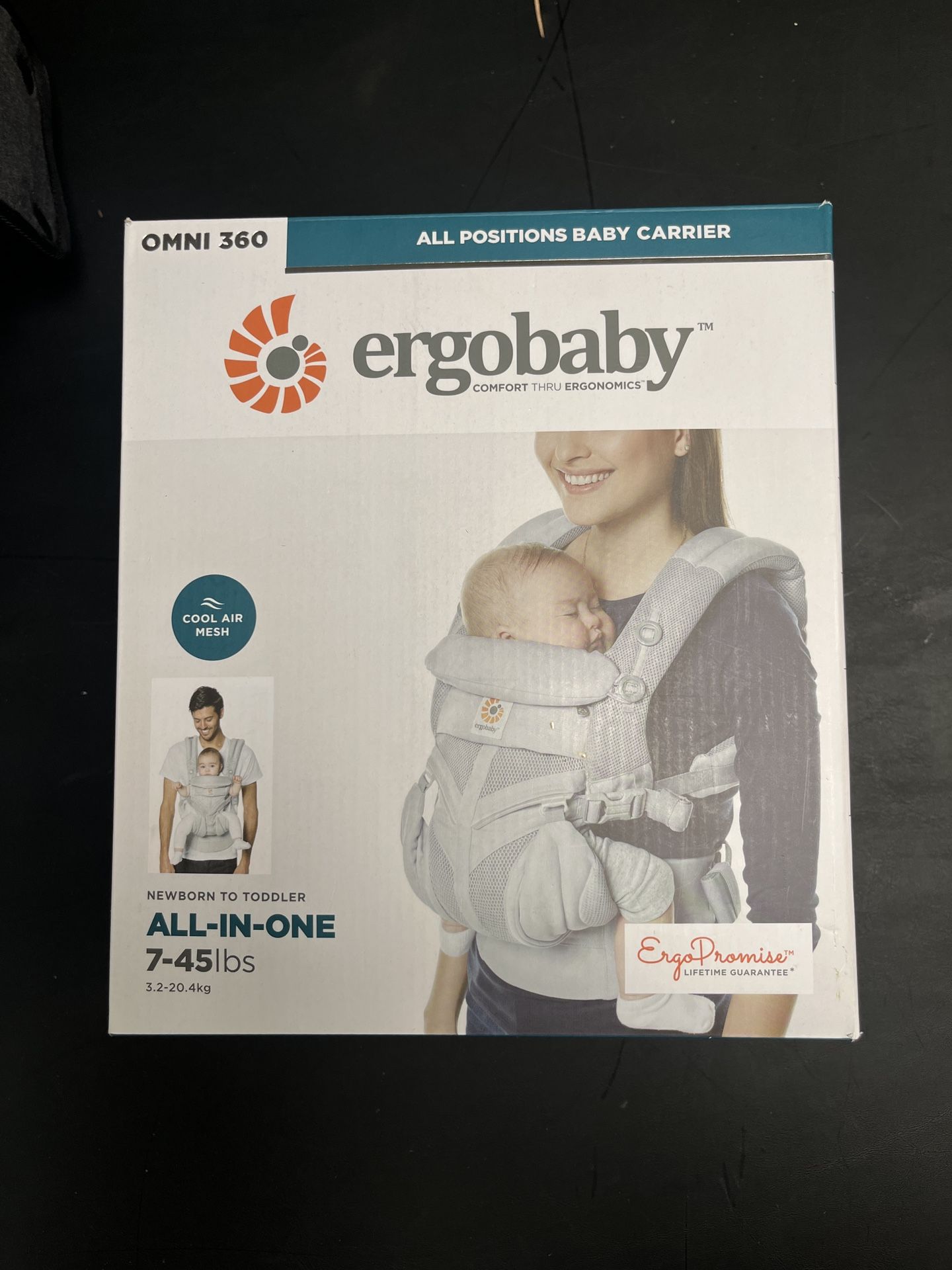 Ergobaby Omni Classic All Carry Positions Baby Carrier for Newborn to Toddler
