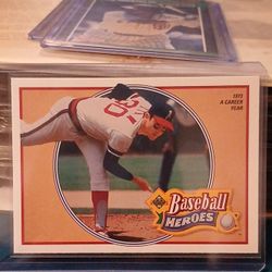 Upper Deck Baseball Heroes Trading Card