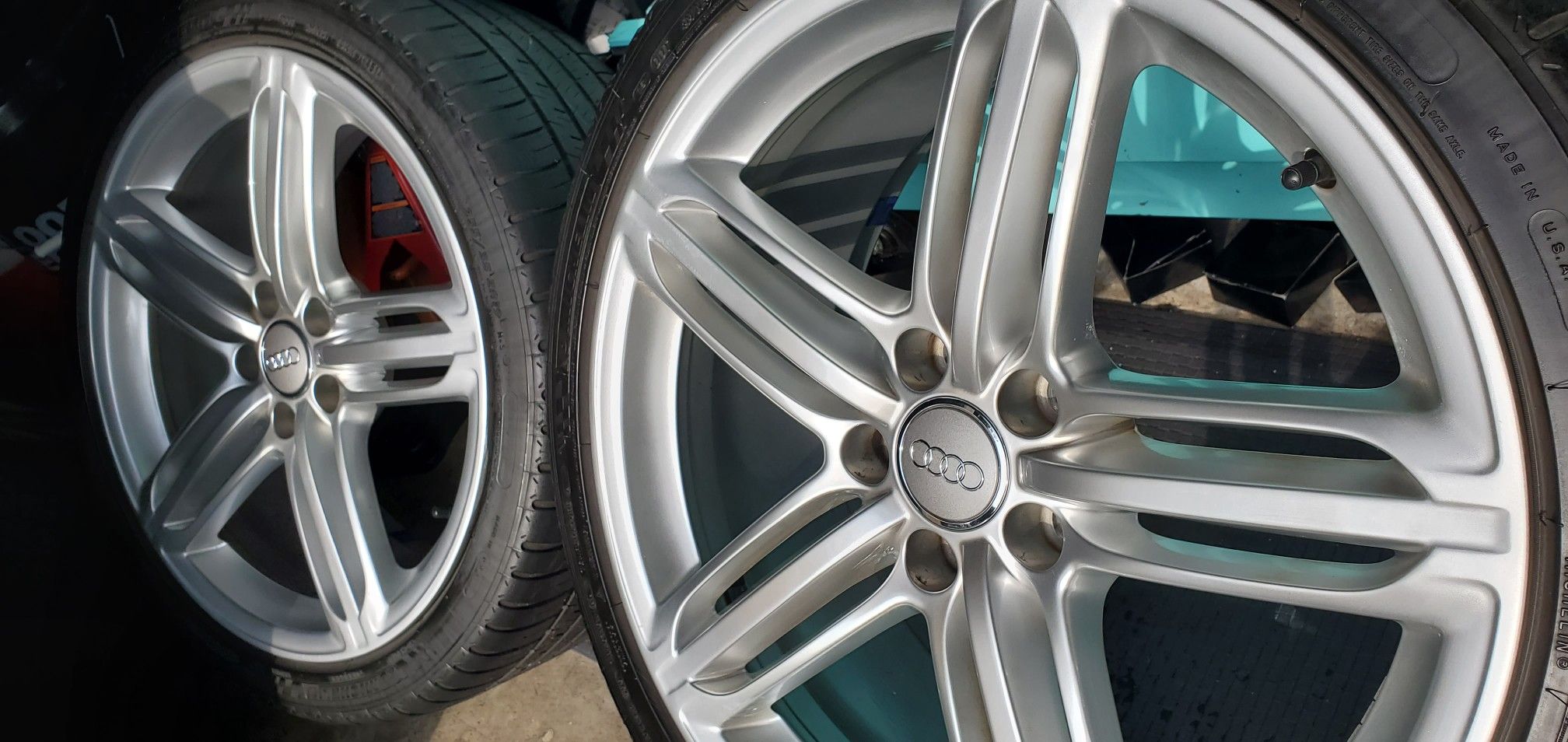 Audi S4 OEM Peelers 19x8.5"+43 Wheels Rims