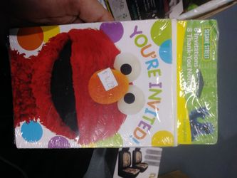 Elmo birthday invitations