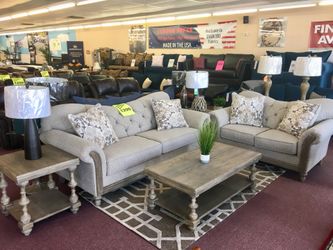 🇺🇸Brand New Edgewood Sofa Loveseat Livingroom Set $50 Down Takes It Home Today!